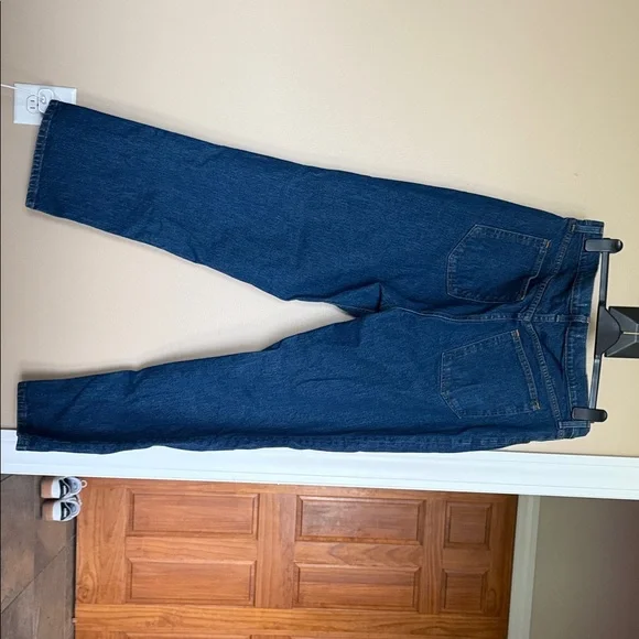 Abercrombie & Fitch Women's '90s Straight Ultra High Rise Blue Jeans - Picture 3 of 8